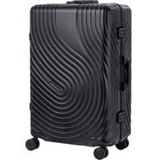 LEGEND WALKER 【SARYU（サリュー）】 TSロック搭載/日乃本錠前社製キャスター/USBポート（Type-A, Type-C）/スマホスタンド/フック付きハンドル/ポリカーボネート100％ボディ/スリムフレーム/無料受託サイズ/ 87L ブラック 5528-70-BK