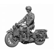 HS16109 1/16 WWII アメリカ空挺師団 「アメリカンライダー」 バイク付 [組立式プラスチックモデル]