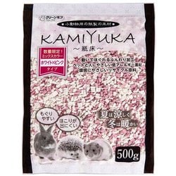 クリーンモフ ～紙床～ ホワイト×ピンク 500g