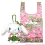 219886-25 サンリオキャラクターズ ぬいぐるみエコバッグ 抹茶着物 シナモロール