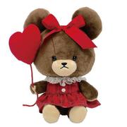 220042-25 くまのがっこう ぬいぐるみ SS ハートチェック