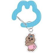 【限定】ダイカットアクリルカラビナ おぱんちゅうさぎ ブルー S8351031