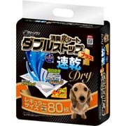 クリーンワン 消臭炭シート ダブルストップ プラス 速乾ドライ レギュラー 80枚