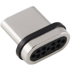 USB-C マグネット端子 240W PD対応 着脱式 Type-Cコネクタ ケーブル専用 ブラック MPA-CMA