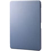 iPad Pro 13インチ （M4）用 ケース マグネット着脱フラップ カバー 360度回転 Apple Pencil収納 2段階角度調節 スタンド オートスリープ機能 背面クリア ブルーグレー TB-A25PLMG360BG