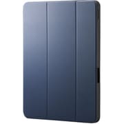 iPad Pro 13インチ （M4）用 ケース マグネット式フラップ カバー Apple Pencil収納 フリーアングル スタンド オートスリープ機能 衝撃吸収 ネイビー TB-A25PLSANV