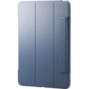iPad Pro 13インチ （M4）用 ケース マグネット式フラップ カバー 2アングル スタンド オートスリープ機能 耐衝撃 背面クリア ブルーグレー TB-A25PLWVFCBG