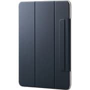 iPad Pro 13インチ （M4）用 ケース マグネット着脱フラップ カバー 2アングル スタンド オートスリープ機能 ネイビー TB-A25PLWVPF2NV
