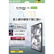 iPad Pro 13インチ （M4） 2024年用 ガラスフィルム ダイヤモンドコート 高透明 貼り付けツール付 強化ガラス 10H超 指紋防止 飛散防止 気泡防止 TB-A25PLFLGDC