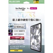 iPad Pro 11インチ （M4） 2024年用 ガラスフィルム ダイヤモンドコート 高透明 貼り付けツール付 強化ガラス 10H超 指紋防止 飛散防止 気泡防止 TB-A25PMFLGDC