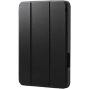 iPad mini 8.3インチ （A17 Pro）/第6世代用 ケース マグネット式フラップ カバー Apple Pencil収納 フリーアングル スタンド オートスリープ機能 衝撃吸収 ブラック TB-A25SSABK