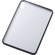 iPad mini 8.3インチ （A17 Pro）/第6世代用 ケース カバー 耐衝撃 背面クリア ブラック TB-A25STSLOBK