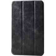 iPad mini 8.3インチ （A17 Pro）/第6世代用 ケース マグネット式フラップ カバー 2アングル スタンド オートスリープ機能 背面クリア ブラック TB-A25SWVBK