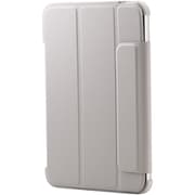 iPad mini 8.3インチ （A17 Pro）/第6世代用 ケース マグネット式フラップ カバー 2アングル スタンド オートスリープ機能 耐衝撃 背面クリア グレージュ TB-A25SWVFCGB