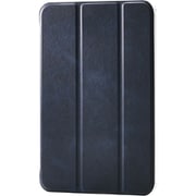 iPad mini 8.3インチ （A17 Pro）/第6世代用 ケース マグネット式フラップ カバー 2アングル スタンド オートスリープ機能 背面クリア ネイビー TB-A25SWVNV