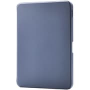 iPad 11インチ （A16）/10.9インチ 第10世代用 ケース マグネット着脱フラップ カバー 360度回転 Apple Pencil収納 スタンド オートスリープ機能 背面クリア ブルーグレー TB-A25RMG360BG