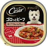 シーザー おうちレシピ ゴロっとビーフ 赤パプリカ＆いんげん入り 100g