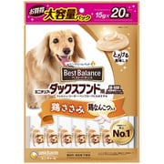 ベストバランスおやつ ミニチュア・ダックスフンド用 鶏ささみ 15g×20本