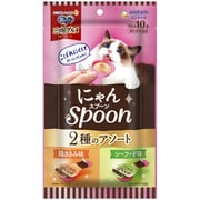 銀のスプーン 三ツ星グルメ おやつにゃん Spoon 2種のアソート 鶏ささみ＆シーフード味 100g