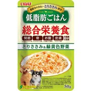 いなば 低脂肪ごはん とりささみ＆緑黄色野菜 50g
