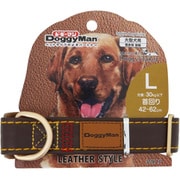 Doggys Tailor いぬのくびわ L レザースタイルBR