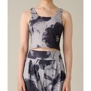 ミディアムトップ レディース フィットネス ヨガ シャツ グレー(GRY) Mサイズ RS-L621T