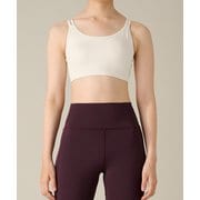 ショートトップ レディース フィットネス ヨガ シャツ オフホワイト(OW) Sサイズ RS-L624T