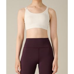 ショートトップ レディース フィットネス ヨガ シャツ オフホワイト（OW） Mサイズ RS-L624T