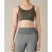 ショートトップ レディース フィットネス ヨガ シャツ グレイッシュカーキ(GRK) Sサイズ RS-L624T