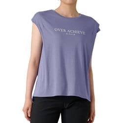 フレンチスリーブトップ レディース フィットネス ヨガ シャツ ブルーパープル（BLP） Mサイズ GA-C676TS