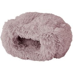 犬猫用 ベッド 乗れてもぐれる ふわふわ ドーム AWA アッシュローズ レギュラー