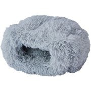 犬猫用 ベッド 乗れてもぐれる ふわふわ ドーム AWA ムーングレイ レギュラー