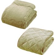 <ファミラ>5層構造トリプルウォーム ぽかぽか毛布布団セット シングル グリーン FL0459720