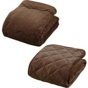 <ファミラ>5層構造トリプルウォーム ぽかぽか毛布布団セット シングル ブラウン FL0459730