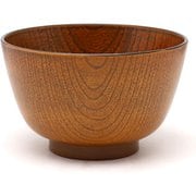 山中塗 山中塗 京型樽杢目 丼 ブラウン T-927274