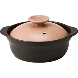 超軽量 土鍋 IH対応 6.5号 ピンクベージュ T-960271