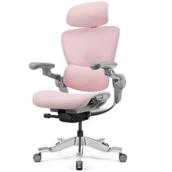 デスクワークもリラックスタイムも座りたくなる超高機能エルゴノミクスチェア（レッグレスト別売） ※お客様組立品 HINOMI H2 pro ミストピンク