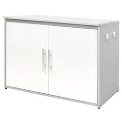 ガルバ・ボンデ鋼板 屋外 ゴミ収納庫 幅100cm アイボリー お客様組立品 1155IV
