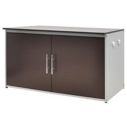 ガルバ・ボンデ鋼板 屋外 ゴミ収納庫 幅125cm ブラウン お客様組立品 1156BR