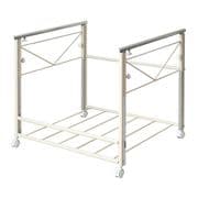 布団も干せる！伸縮 押入れ布団収納ワゴン 幅75cm A159