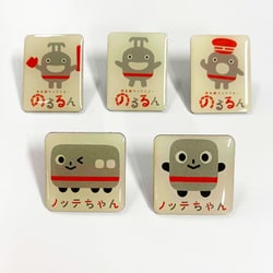72921 東急グループ ピンズバッジコレクション のるるん＆ノッテちゃん