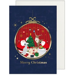 【限定】 グリーティングカード キャリーサンタ CC027