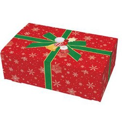 【限定】 ギフトBOX スノーフレーク 幅240mm CB009