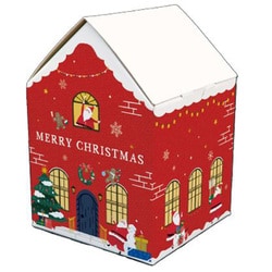 【限定】 ギフトBOX サンタハウス 幅150mm CB010