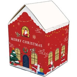【限定】 ギフトBOX サンタハウス 幅100mm 2枚入 CB011