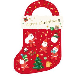 【限定】 ジップバッグ ポッピングサンタ 5枚入 CV056