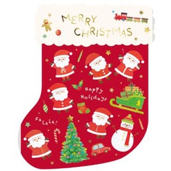 【限定】 ジップバッグ サンタパレット 5枚入 CV058