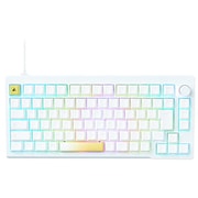 UPトリガー対応 CNCフルアルミ 75％ゲーミングキーボード ホワイト UP-MKGA75MTL-RT-J/W