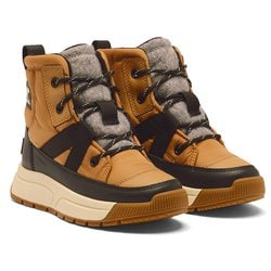 ユースウィットニー3ミッドウォータープルーフ キッズ 防寒ブーツ Tawny Buff Black（253） US1（19cm） NY5288