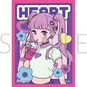 Artevelo カードスリーブ わき Heart art-003 [トレーディングカード用品]